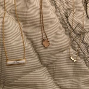 Dainty Gold Necklaces - Pack of 3